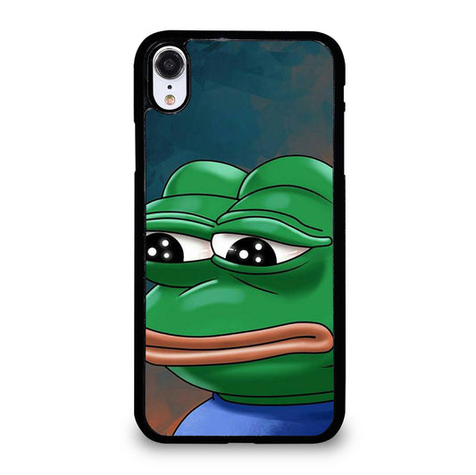 PEPE THE SMUG FROG ART iPhone XR Case Cover