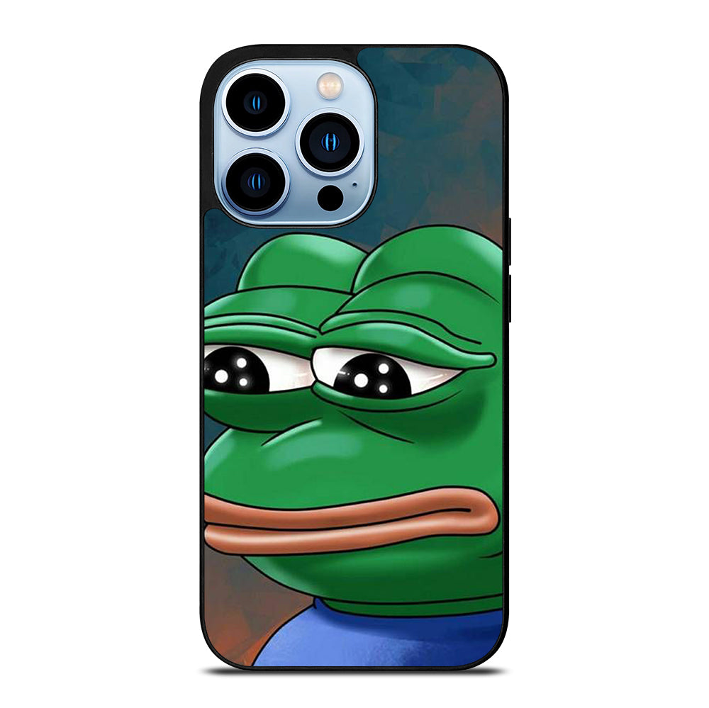 PEPE THE SMUG FROG ART iPhone 13 Pro Max Case Cover