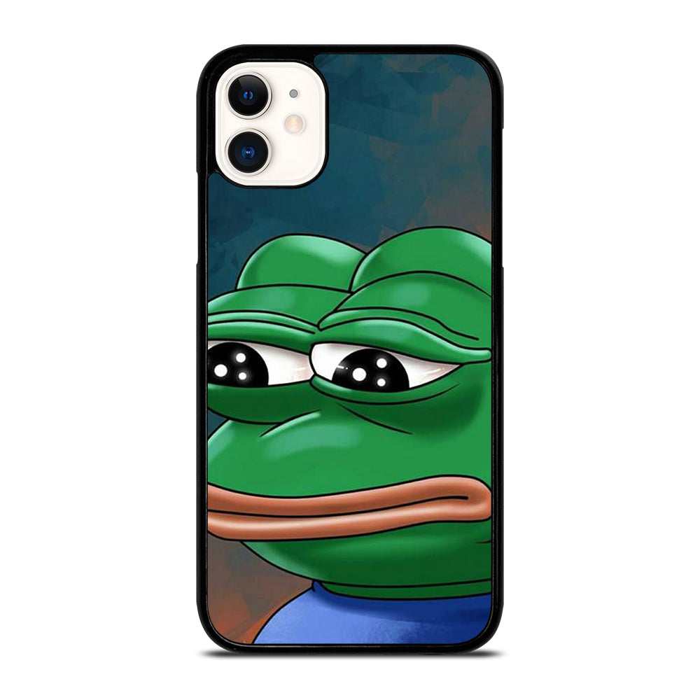 PEPE THE SMUG FROG ART iPhone 11 Case Cover