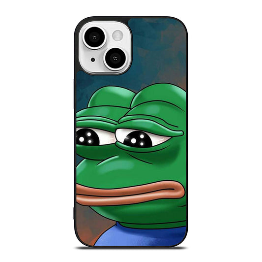 PEPE THE SMUG FROG ART iPhone 13 Mini Case Cover