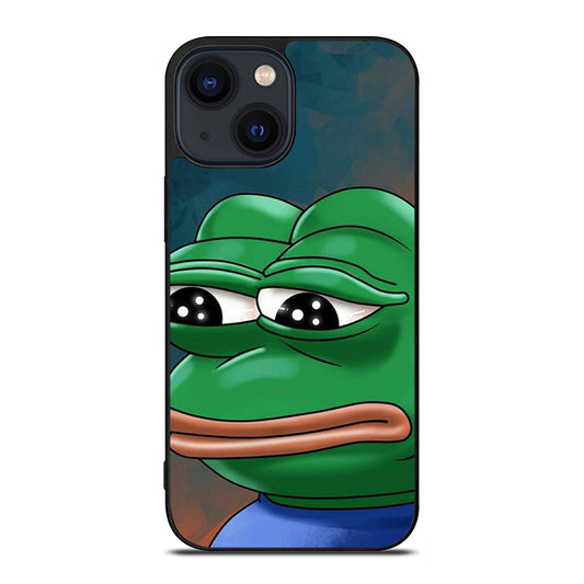 PEPE THE SMUG FROG ART iPhone 14 Plus Case Cover