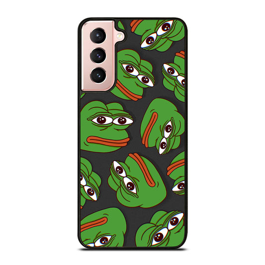 PEPE THE SMUG FROG PATTERN 2 Samsung Galaxy S21 Case Cover