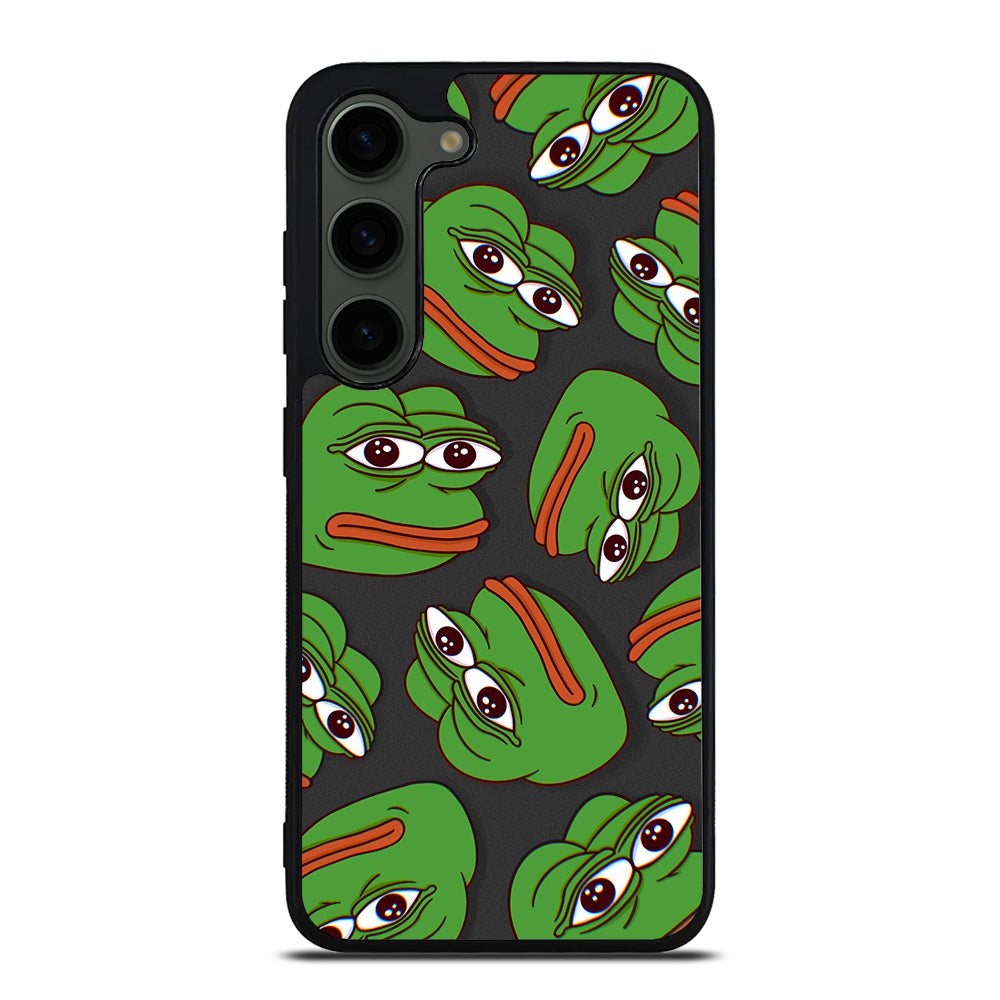 PEPE THE SMUG FROG PATTERN 2 Samsung Galaxy S23 Plus Case Cover