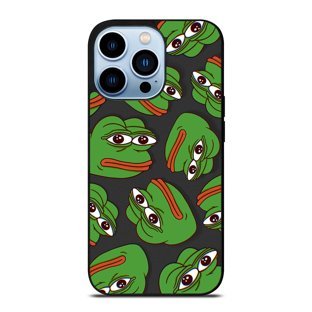 PEPE THE SMUG FROG PATTERN 2 iPhone 13 Pro Max Case Cover