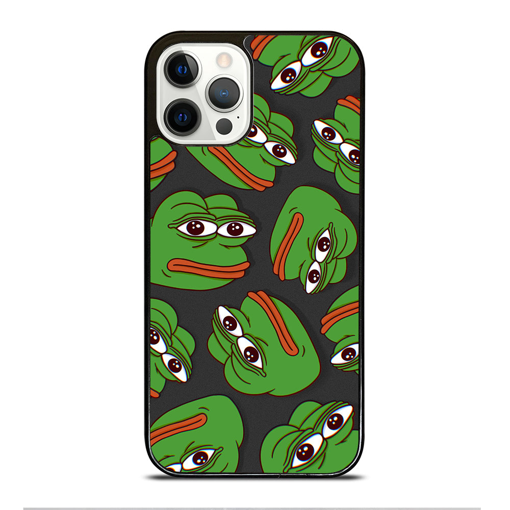 PEPE THE SMUG FROG PATTERN 2 iPhone 12 Pro Case Cover