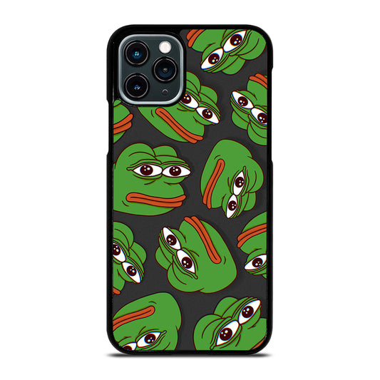 PEPE THE SMUG FROG PATTERN 2 iPhone 11 Pro Case Cover