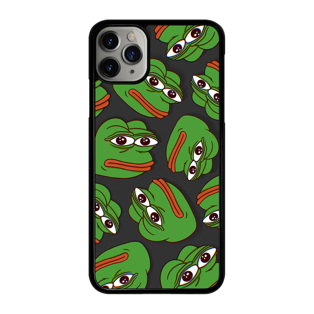 PEPE THE SMUG FROG PATTERN 2 iPhone 11 Pro Max Case Cover