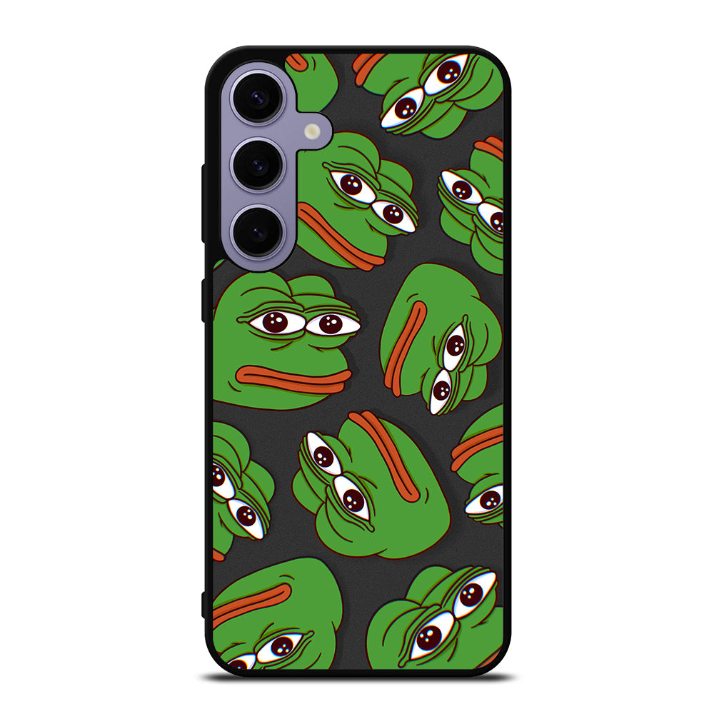 PEPE THE SMUG FROG PATTERN 2 Samsung Galaxy S24 Plus Case Cover