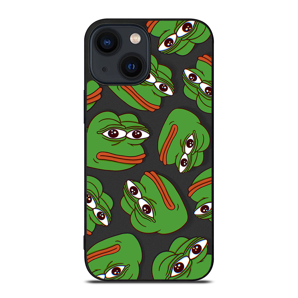 PEPE THE SMUG FROG PATTERN 2 iPhone 14 Plus Case Cover