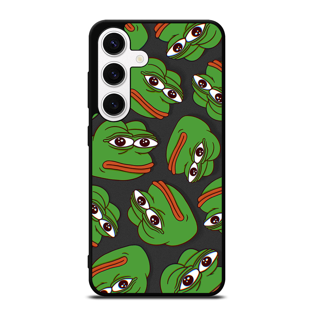 PEPE THE SMUG FROG PATTERN 2 Samsung Galaxy S24 Case Cover