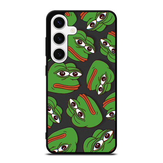 PEPE THE SMUG FROG PATTERN 2 Samsung Galaxy S24 Case Cover