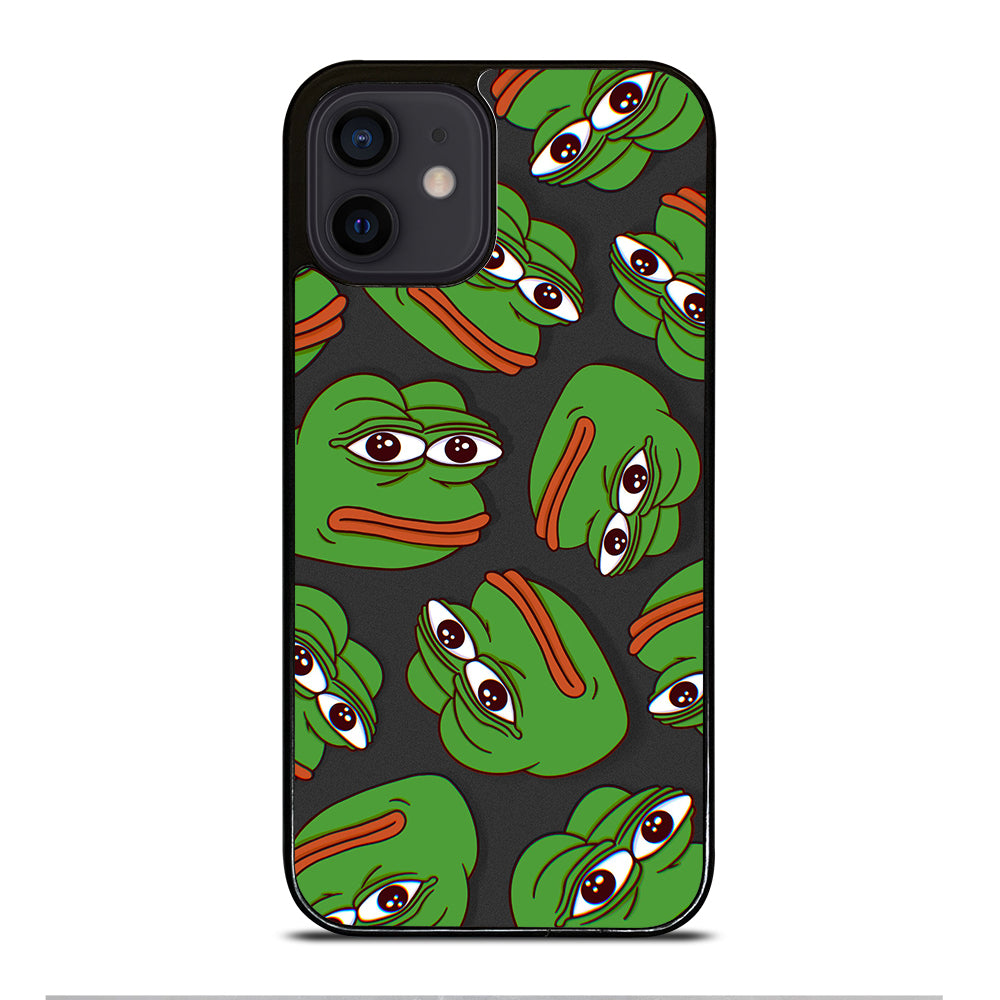 PEPE THE SMUG FROG PATTERN 2 iPhone 12 Mini Case Cover
