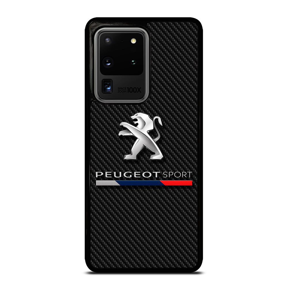 PEUGEOT CARBON CAR LOGO Samsung Galaxy S20 Ultra Case Cover