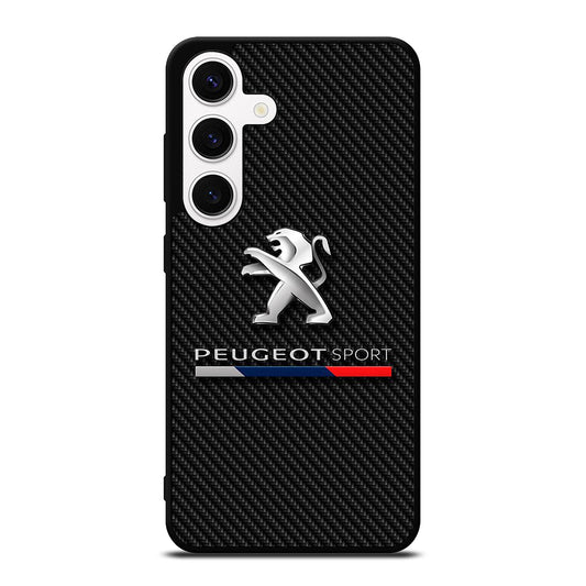 PEUGEOT CARBON CAR LOGO Samsung Galaxy S24 Case Cover