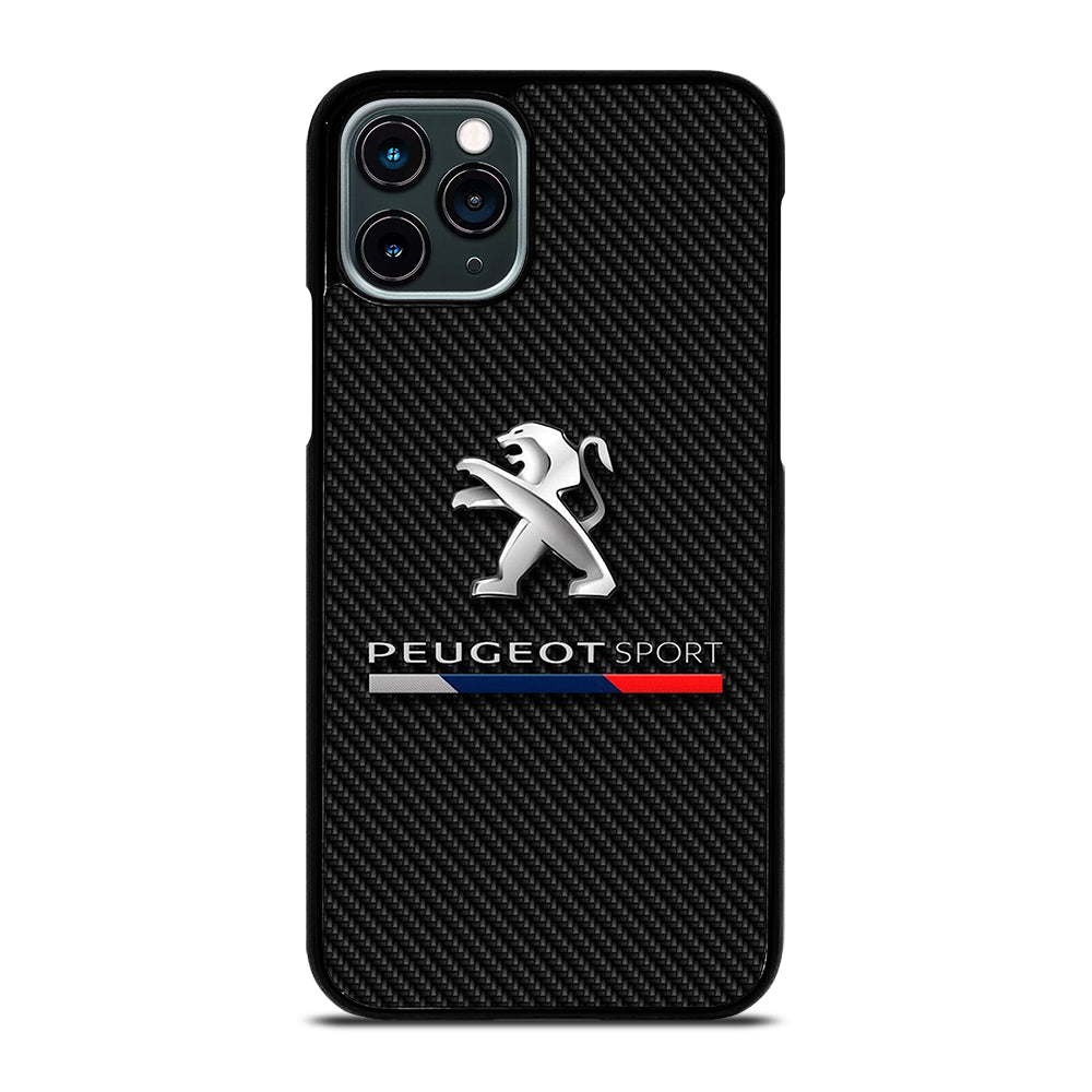 PEUGEOT CARBON CAR LOGO iPhone 11 Pro Case Cover