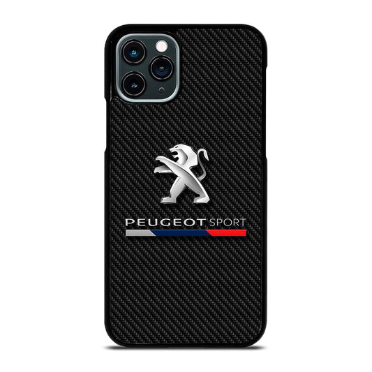 PEUGEOT CARBON CAR LOGO iPhone 11 Pro Case Cover