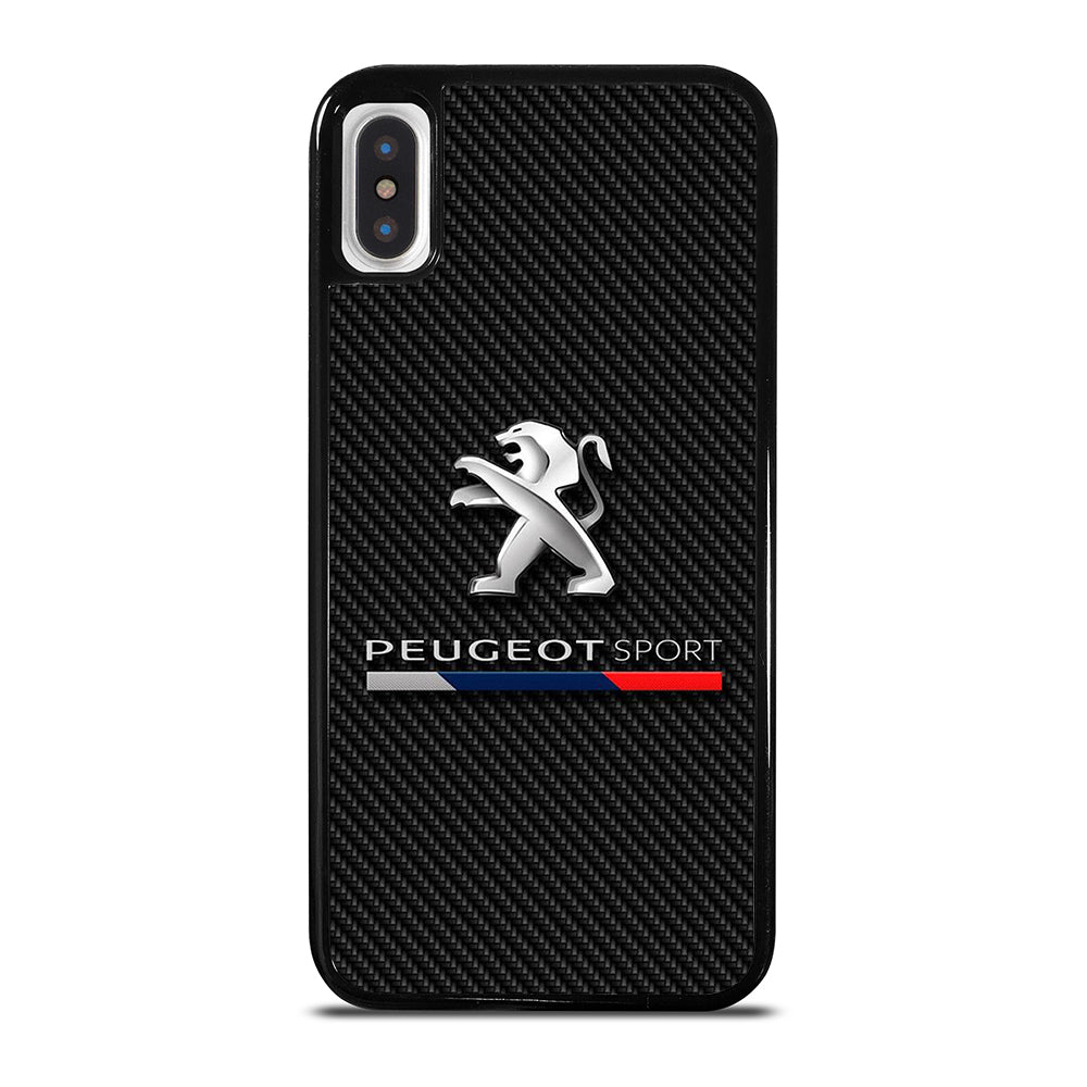 PEUGEOT CARBON CAR LOGO iPhone X / XS Case Cover
