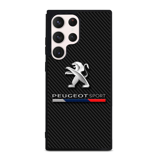 PEUGEOT CARBON CAR LOGO Samsung Galaxy S23 Ultra Case Cover