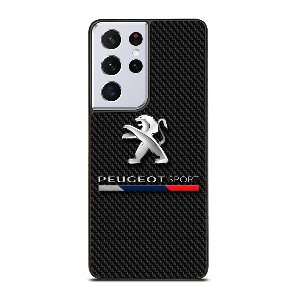 PEUGEOT CARBON CAR LOGO Samsung Galaxy S21 Ultra Case Cover
