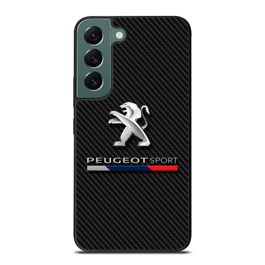 PEUGEOT CARBON CAR LOGO Samsung Galaxy S22 Case Cover