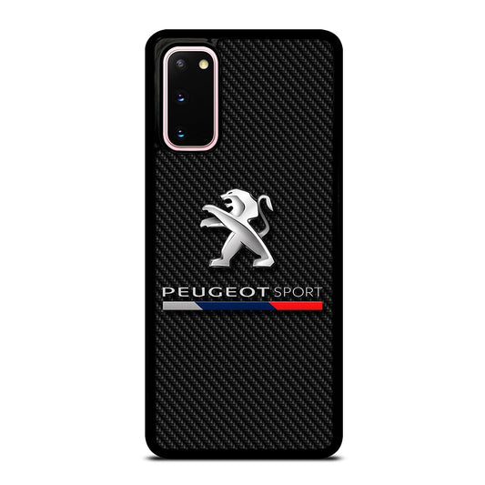 PEUGEOT CARBON CAR LOGO Samsung Galaxy S20 Case Cover