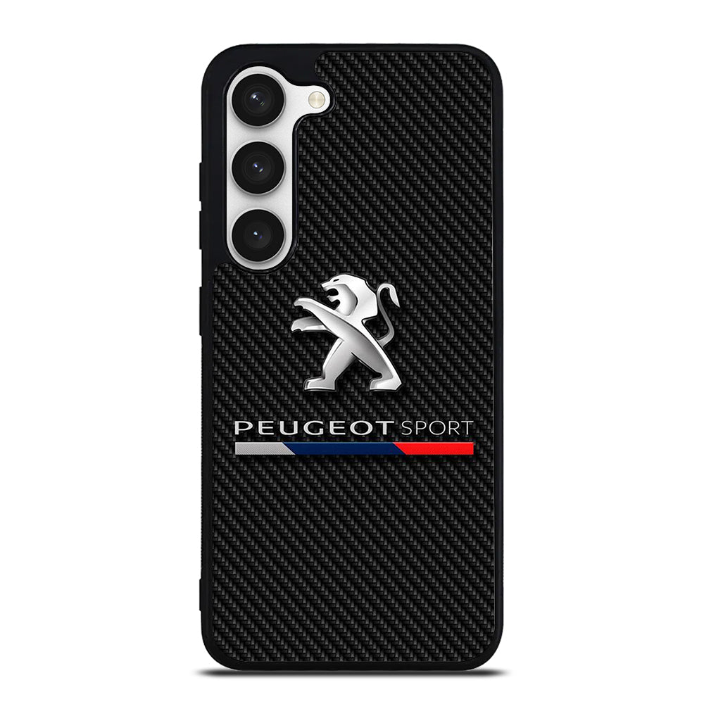 PEUGEOT CARBON CAR LOGO Samsung Galaxy S23 Case Cover