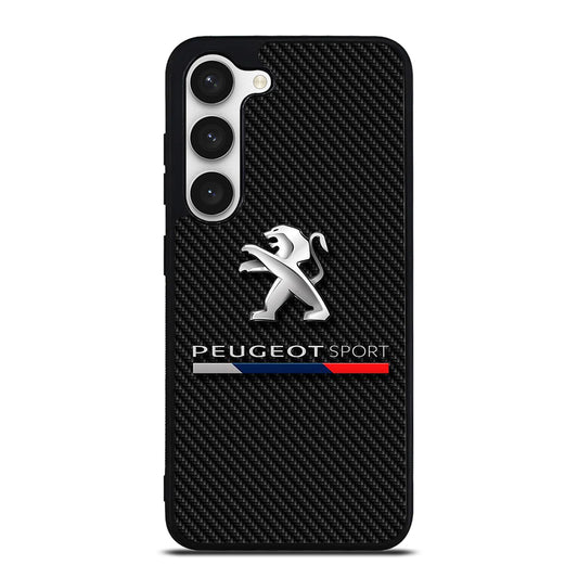 PEUGEOT CARBON CAR LOGO Samsung Galaxy S23 Case Cover
