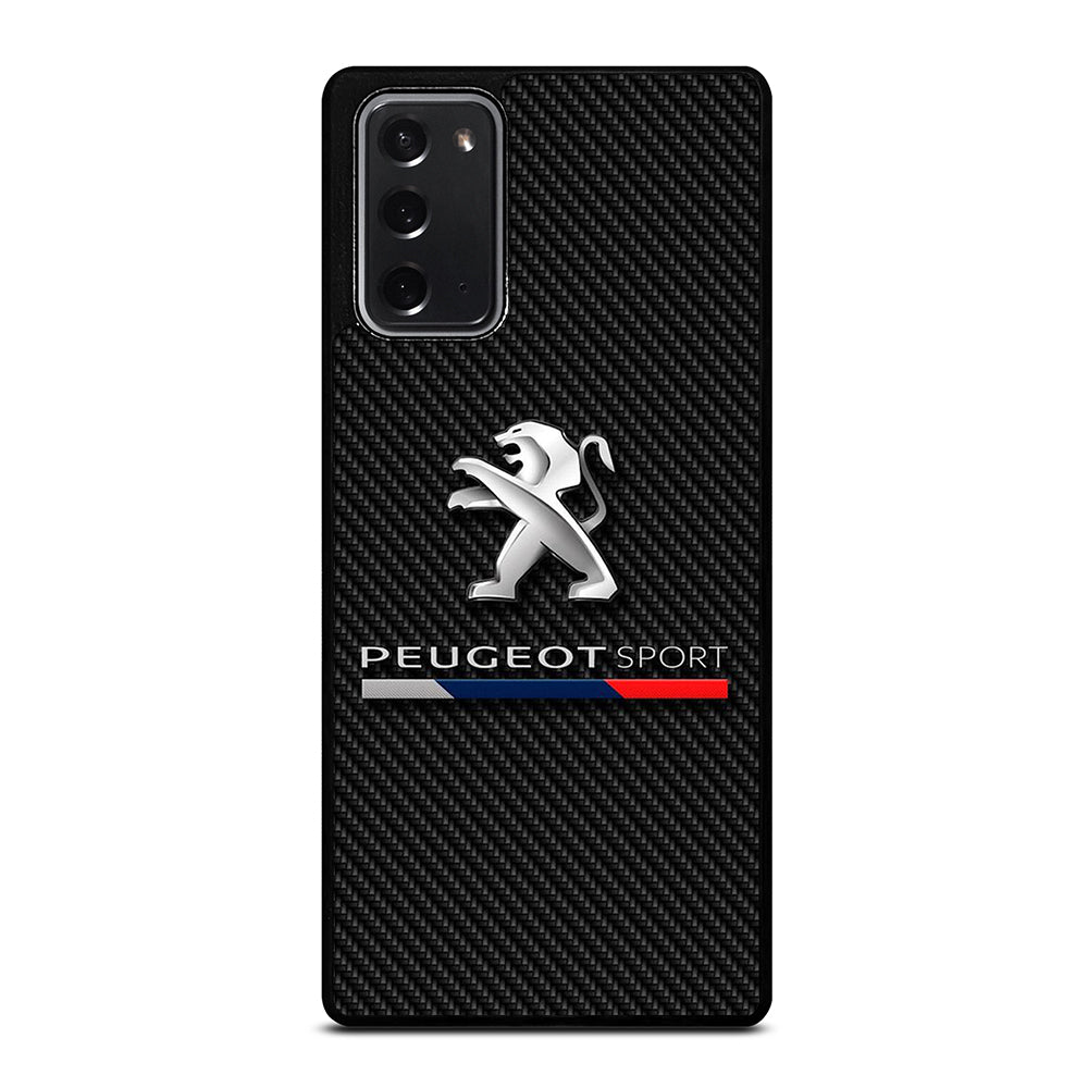 PEUGEOT CARBON CAR LOGO Samsung Galaxy Note 20 Case Cover