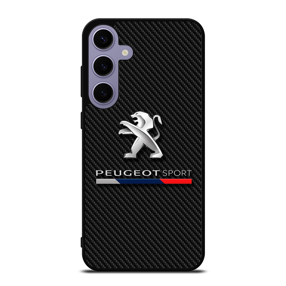 PEUGEOT CARBON CAR LOGO Samsung Galaxy S24 Plus Case Cover