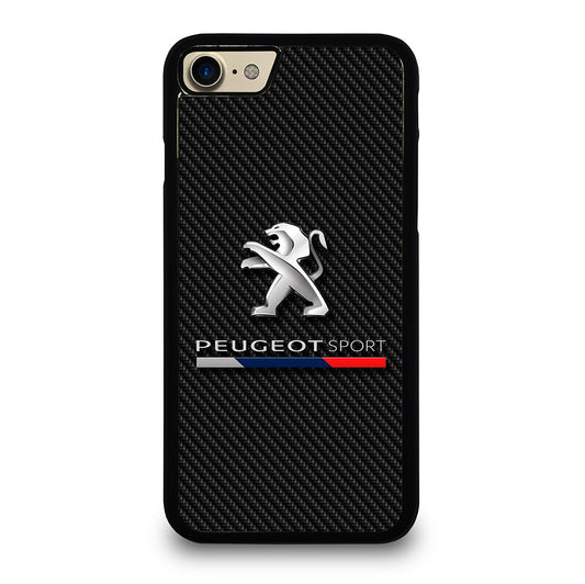 PEUGEOT CARBON CAR LOGO iPhone 7 / 8 Case Cover