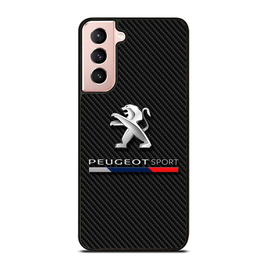 PEUGEOT CARBON CAR LOGO Samsung Galaxy S21 Case Cover