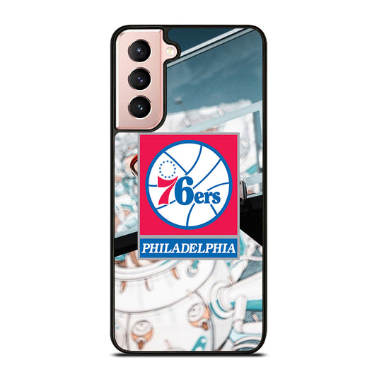 PHILADELPHIA 76ERS BASKETBALL ICON Samsung Galaxy S21 Case Cover
