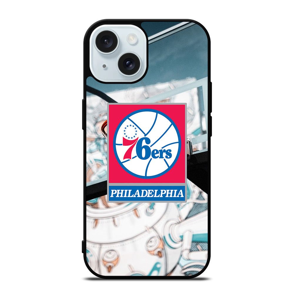 PHILADELPHIA 76ERS BASKETBALL ICON iPhone 15 Case Cover