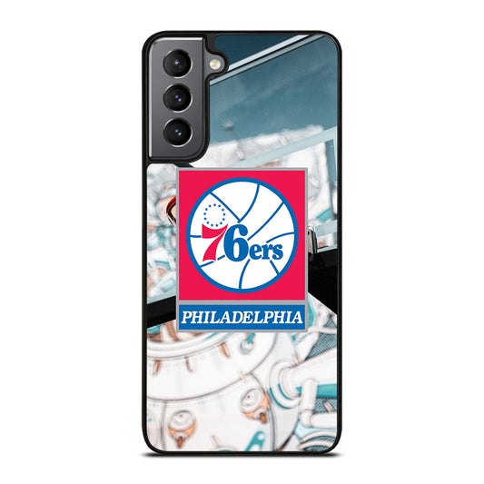 PHILADELPHIA 76ERS BASKETBALL ICON Samsung Galaxy S21 Plus Case Cover