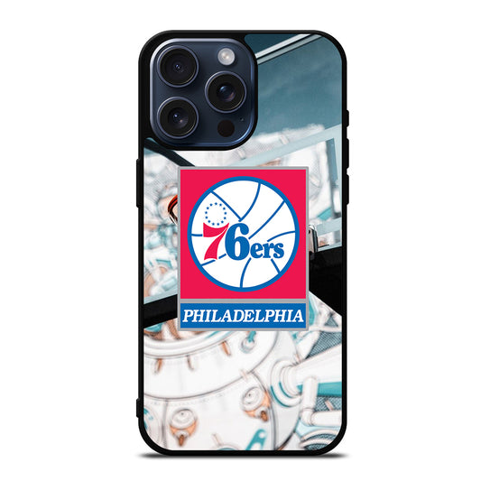 PHILADELPHIA 76ERS BASKETBALL ICON iPhone 15 Pro Max Case Cover