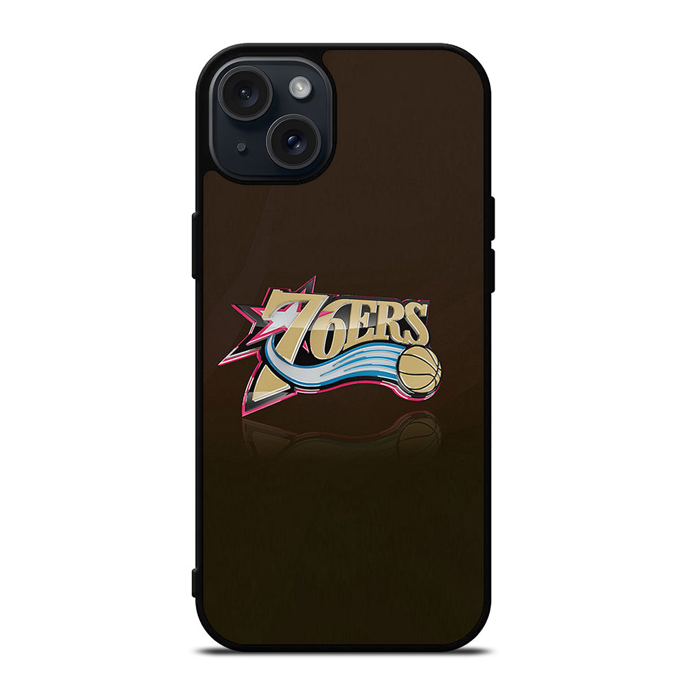 PHILADELPHIA 76ERS LOGO BASKETBALL iPhone 15 Plus Case Cover