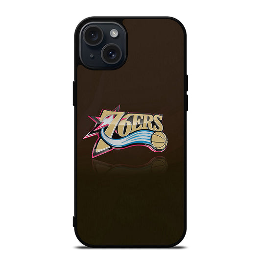 PHILADELPHIA 76ERS LOGO BASKETBALL iPhone 15 Plus Case Cover