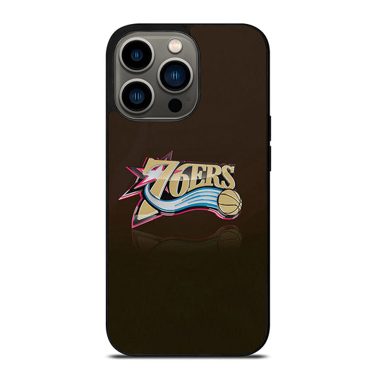 PHILADELPHIA 76ERS LOGO BASKETBALL iPhone 13 Pro Case Cover