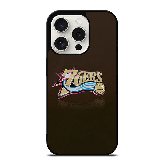 PHILADELPHIA 76ERS LOGO BASKETBALL iPhone 15 Pro Case Cover