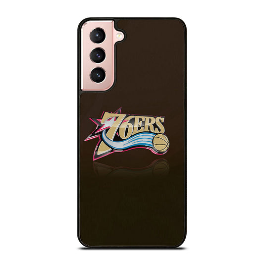 PHILADELPHIA 76ERS LOGO BASKETBALL Samsung Galaxy S21 Case Cover