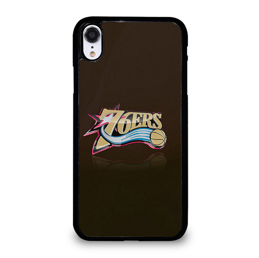 PHILADELPHIA 76ERS LOGO BASKETBALL iPhone XR Case Cover