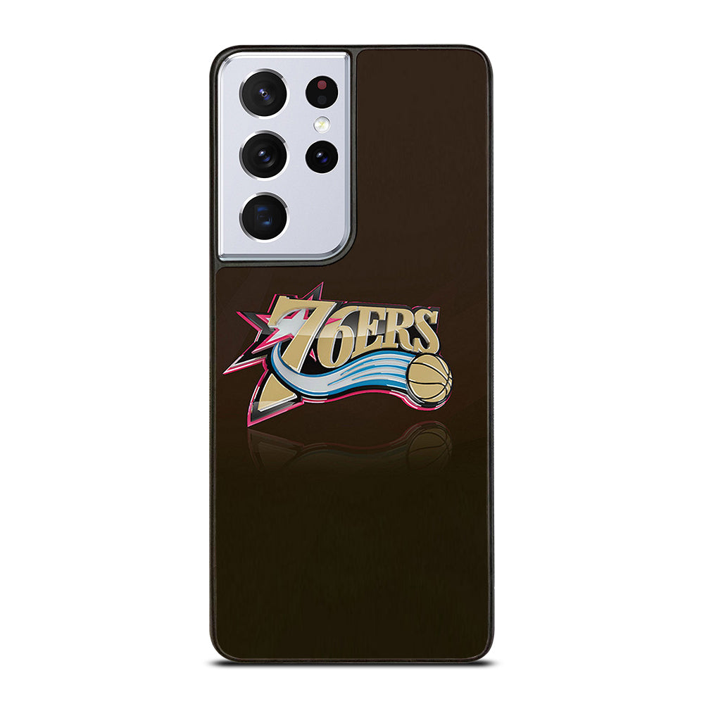 PHILADELPHIA 76ERS LOGO BASKETBALL Samsung Galaxy S21 Ultra Case Cover