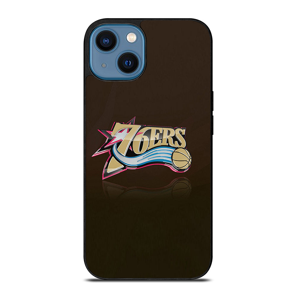 PHILADELPHIA 76ERS LOGO BASKETBALL iPhone 14 Case Cover