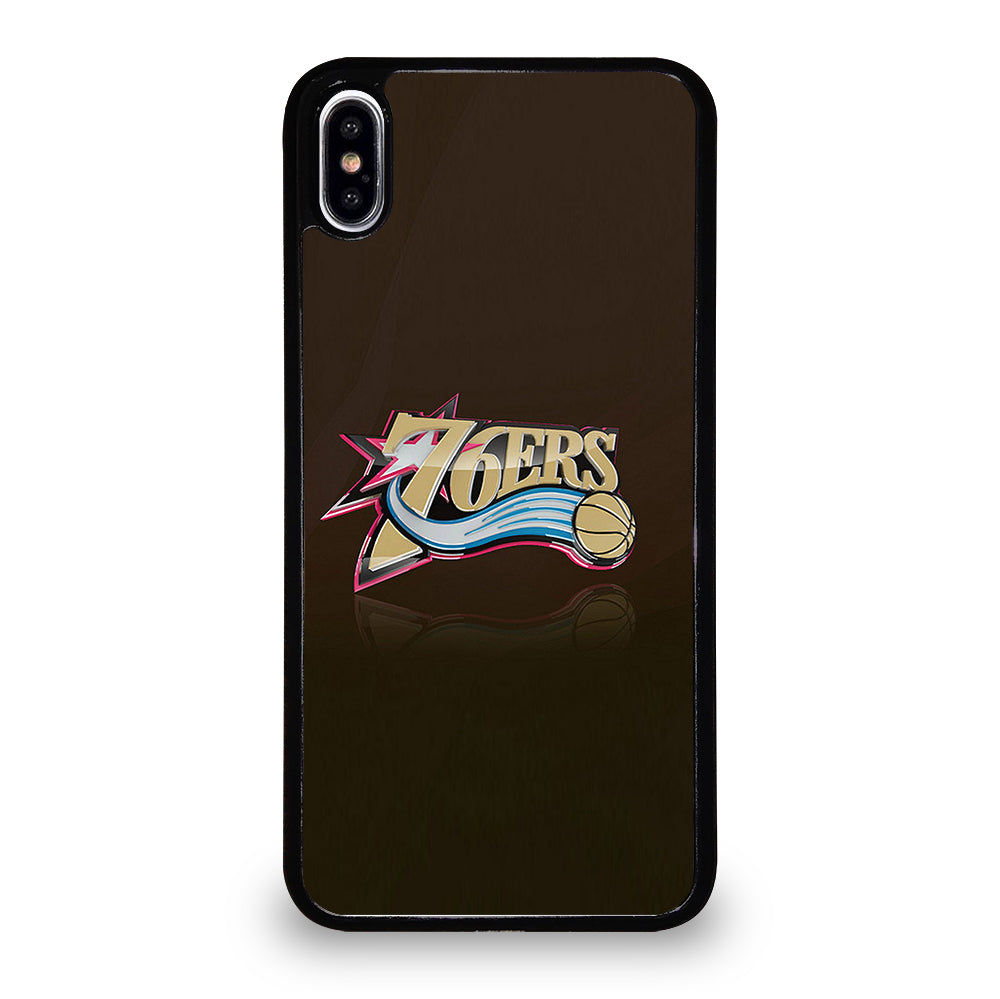 PHILADELPHIA 76ERS LOGO BASKETBALL iPhone XS Max Case Cover