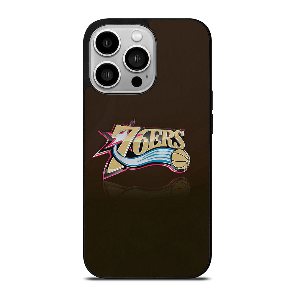 PHILADELPHIA 76ERS LOGO BASKETBALL iPhone 14 Pro Case Cover