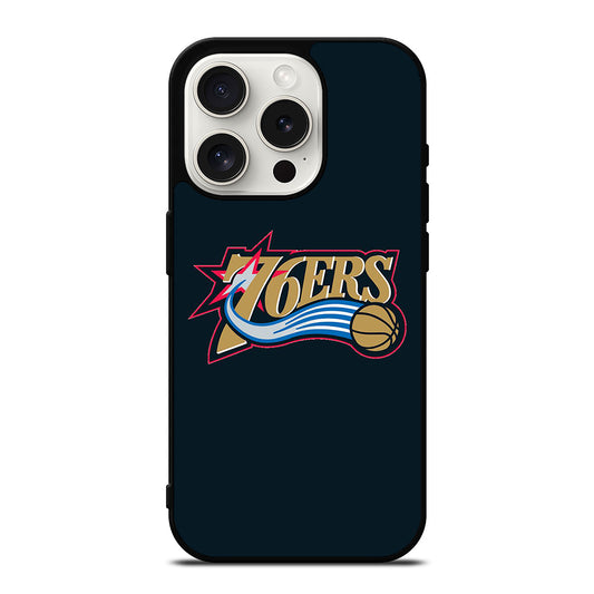 PHILADELPHIA 76ERS NBA ICON 2 iPhone 15 Pro Case Cover