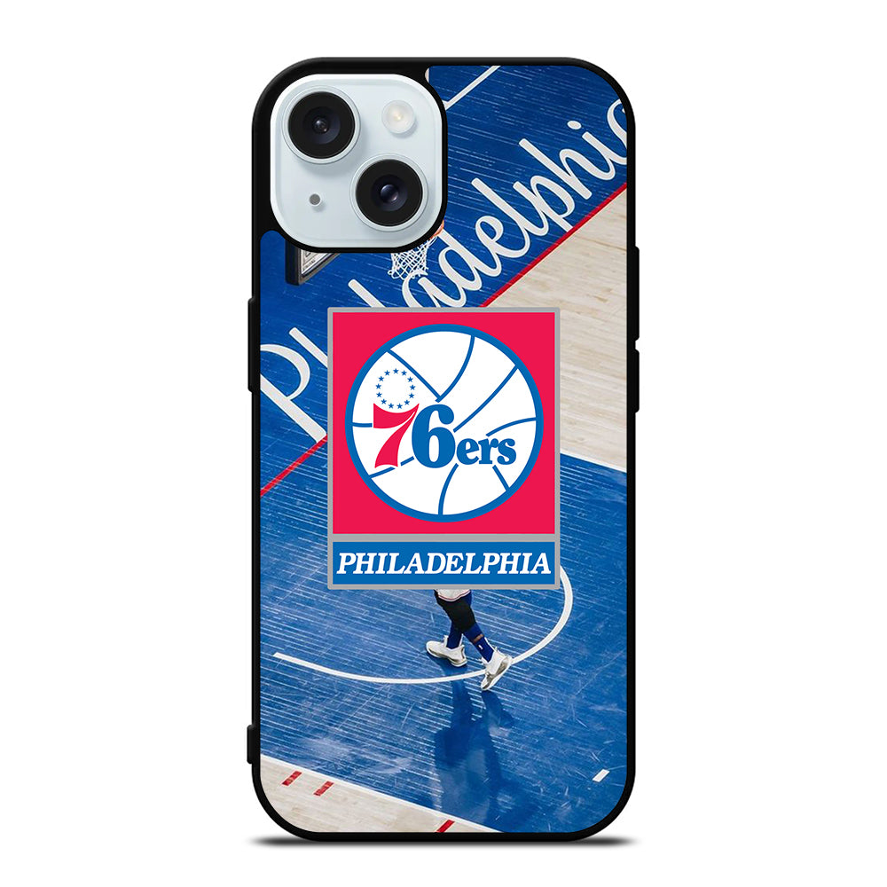 PHILADELPHIA 76ERS NBA LOGO 2 iPhone 15 Case Cover