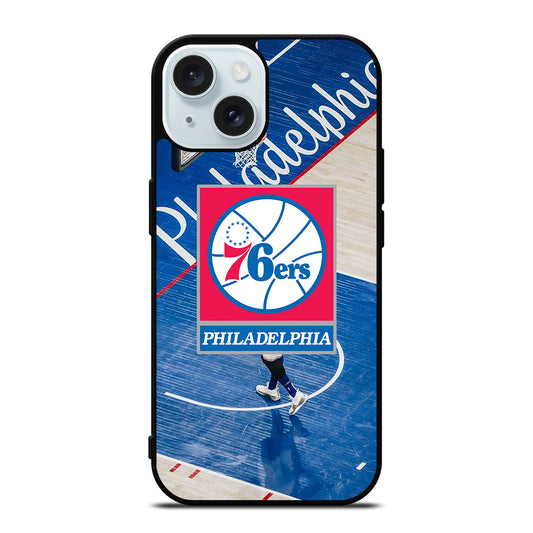 PHILADELPHIA 76ERS NBA LOGO 2 iPhone 15 Case Cover