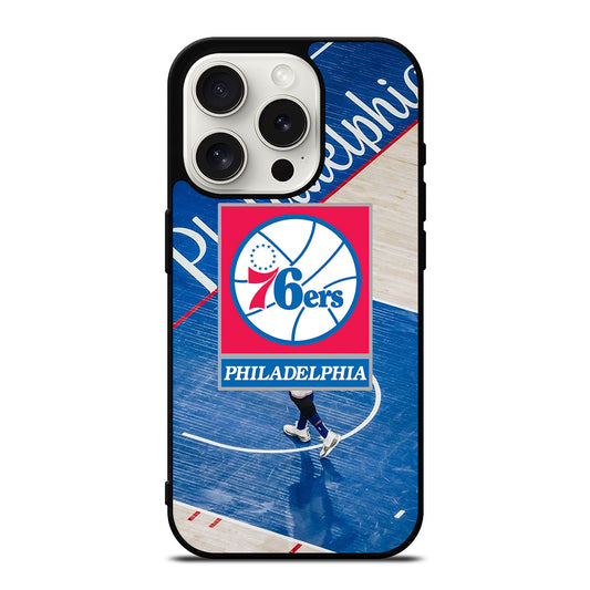 PHILADELPHIA 76ERS NBA LOGO 2 iPhone 15 Pro Case Cover