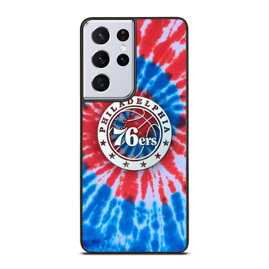 PHILADELPHIA 76ERS TIE DYE Samsung Galaxy S21 Ultra Case Cover